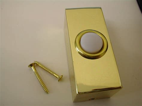 door bell push button brass stevenson plumbing electrical supplies