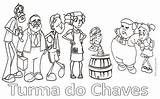 Chaves Colorir Turma Imprimir Seriado Abaixo Eses Episódios Ativos sketch template