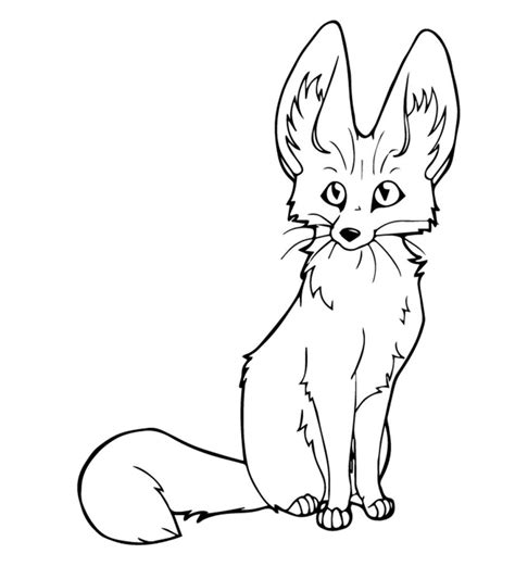 cute baby fox coloring page  printable coloring pages  kids