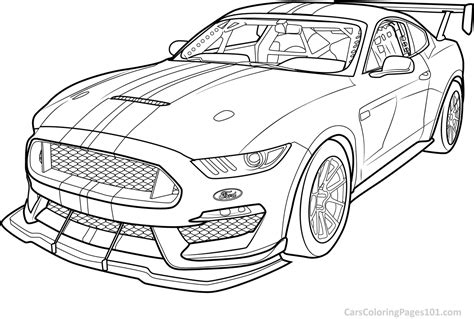 mustang coloring pages