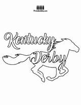 Derby Coloring Kentucky Pages Printables Printable Color Getcolorings sketch template