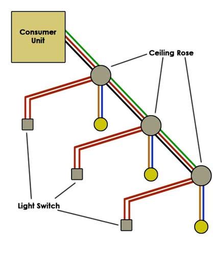 wiring  lighting circuit   wire  light diy doctor