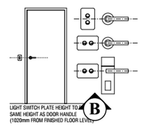 light switch height