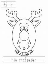 Coloring Reindeer Pages Dltk Kids Print Popular sketch template