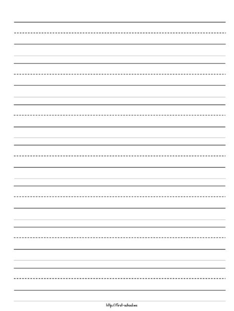 printable writing paper lined writing paper dotted