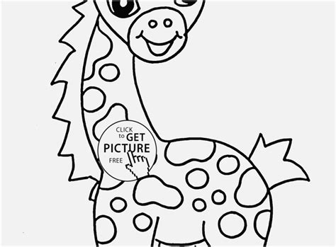 baby giraffe coloring pages  getdrawings