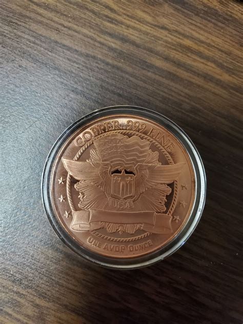 ounce  fine copper morgan dollar coin oz copper coinmorgan