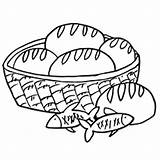Bread Coloring Fish Pages Wheat Loaves Drawing Little Slice Basket Getdrawings Vector Loaf Cartoon Printable French Yummy Color Clip Primal sketch template