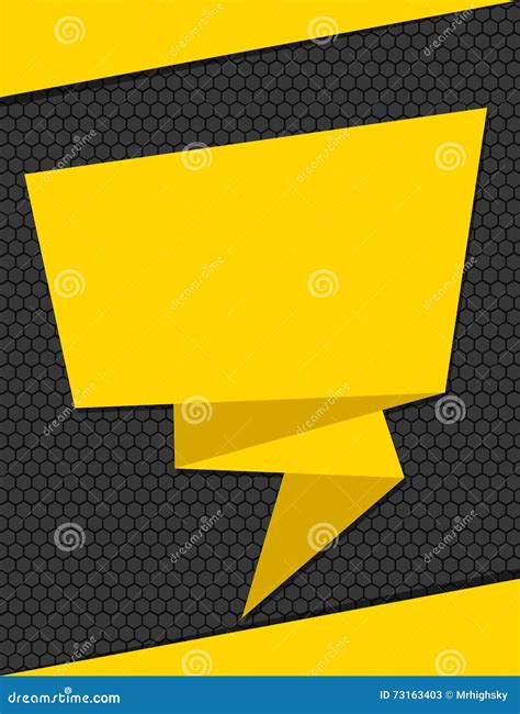 yellow  black modern flyer cover stock vector illustration