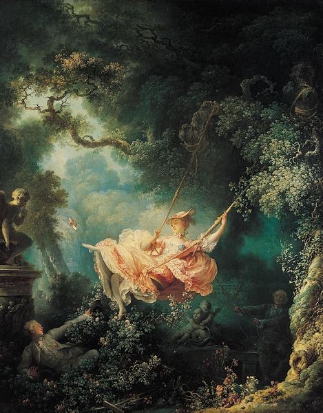 Confession Of Love Painting By Jean Honore Fragonard Reproduction