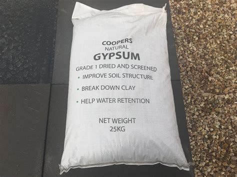 gypsum kg bag