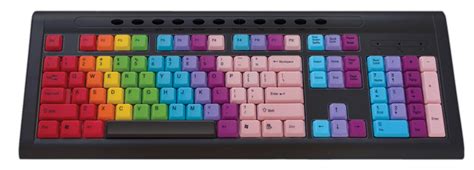 keyright keyboard colorful educational