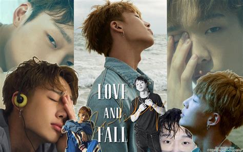 K Pop Lover Bobby Ikon Love And Fall Wallpaper