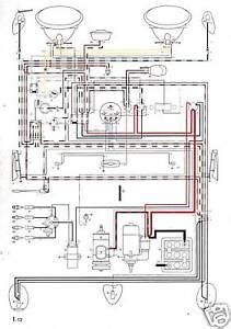 volkswagen wiring diagram  beetle vw   fast ebay