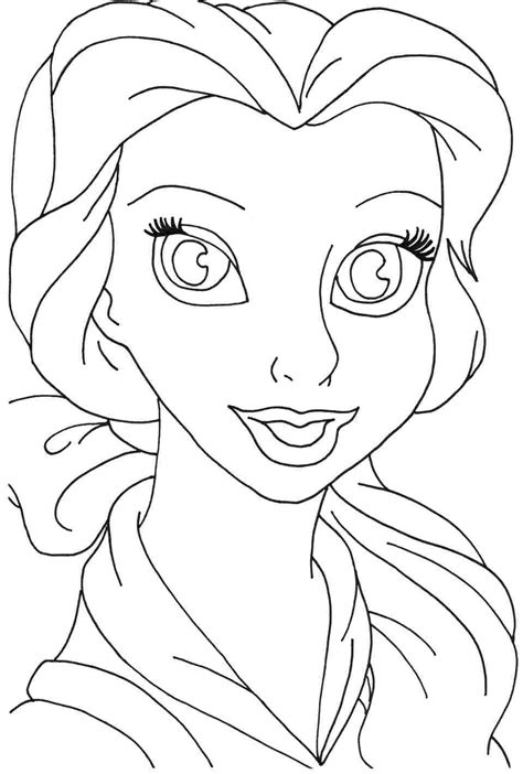 colorin pages  disney princess faces coloring pages princess