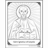 Ignatius Catholic Coloring Saint Loyola St Kids Pages Saints School Francis Homeschooling Crafts Religion Education Faith Printable Catechism Choose Board sketch template