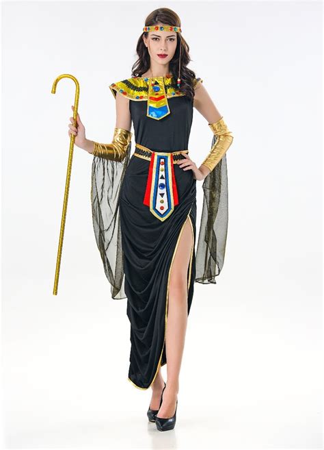 2018 Deluxe Sexy Ladies Fancy Dress Cleopatra Egypt Womens Costume