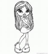 Coloring Pages Bratz Baby Popular sketch template