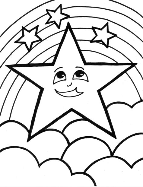 star coloring pages coloring pages  print