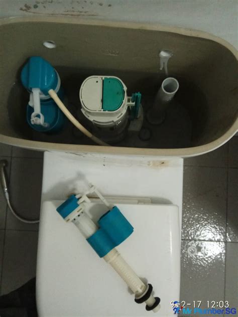toilet flush system cistern replacement plumber singapore hdb holland village  plumber