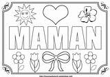 Maman Coloriage Fete Nounoudunord Bricolages Mamie Localement sketch template
