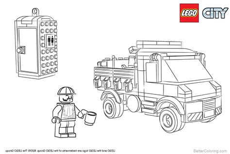 lego city coloring pages lineart  printable coloring pages