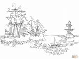 Caravelle Colombo Ausmalbilder Kolumbus Schiffe Ausmalbild Cristoforo Ivan sketch template