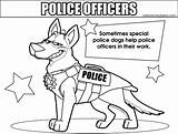 Police Coloring Dog Pages Printable Colouring Dogs Officers Safety Resolution Collection Medium High Themes Divyajanani sketch template