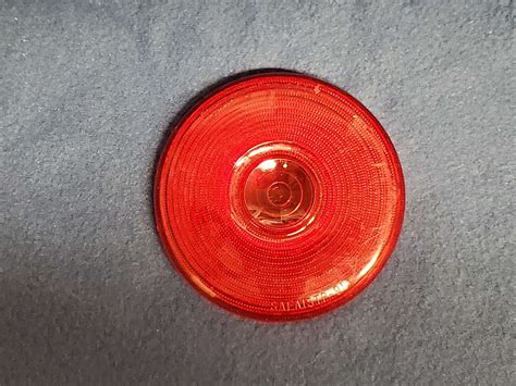 signal stat   lollipop light lens red lightbar salvage