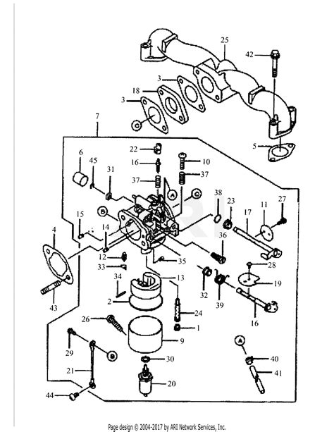 mtd  afdam parts diagram  kawasaki carburetor