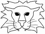 Mask Lion Template Templates Animal Face Coloring Head Form Masks Carnival Kids Animals Masque Google Safari Crafts Information Result King sketch template
