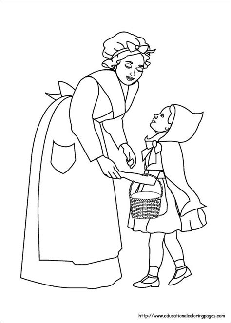 red riding hood coloring pages   kids