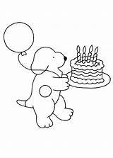 Spot Coloring Pages Kids Fun Colouring Search Verjaardag Kleurplaat Google Dog Birthday sketch template