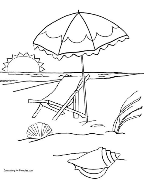 beach theme coloring pages beach coloring pages summer coloring