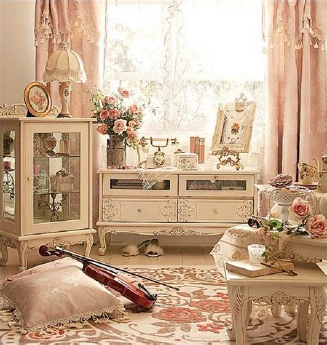 Shabby Chic Curtains Elegance And Romantic Atmosphere In