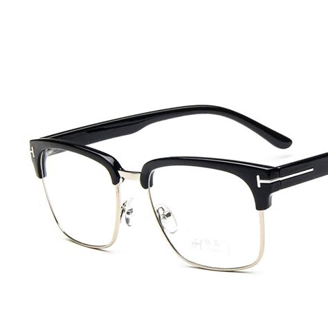 Classic Square Tf Glasses Frame Men Women Myopia Prescription Clear