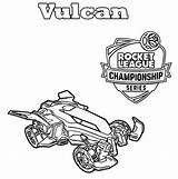 Rocket Vulcan Fennec sketch template