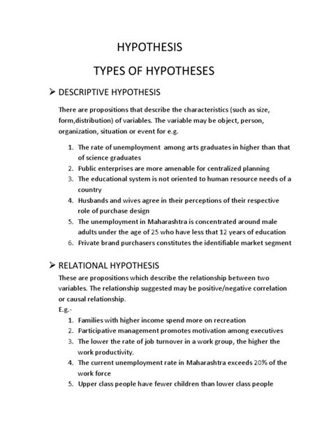 hypothesis null hypothesis hypothesis
