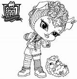 Coloring Baby Howleen Cleo Nile Azcoloring sketch template
