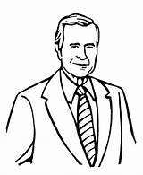 Bush George Coloring President Hw Pages Clipart Drawing Presidents Drawings Clipground Printable Printables Usa Clip Search Print Library Go Use sketch template