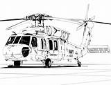 Drawings Mh 60s Military Helicopter Aircraft Coloring Ink Pages Sea Drawing Knighthawk Ride Hellicopters Cartoon King Aviation Knight Choose Board sketch template