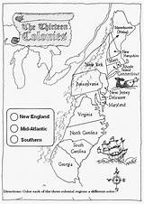Colonies 13 Map Worksheet Printable Worksheets Grade History Colonial Thirteen America Coloring Geography 5th Activities Activity American Unit Original Social sketch template
