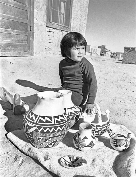 acoma pueblo indian girl photograph by buddy mays