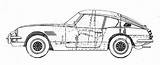 Triumph Gt6 Drawing 1970 Motorgraphs Mk Ii sketch template