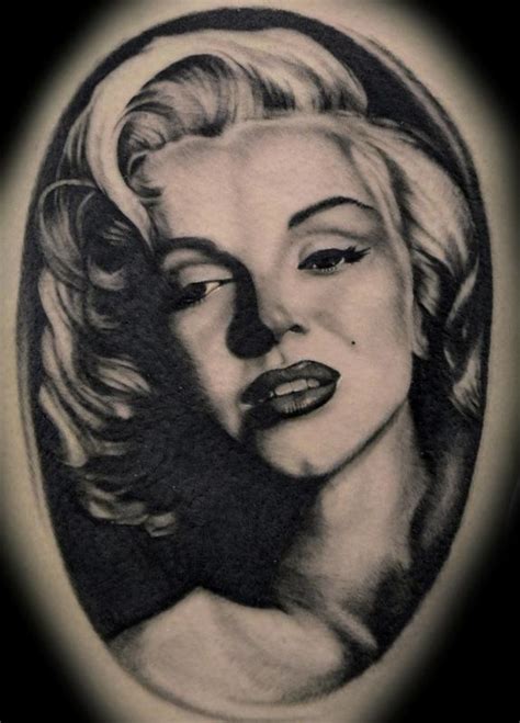Marilyn Monroe Portrait Tattoo By Gigi Mcqueen Tattoonow