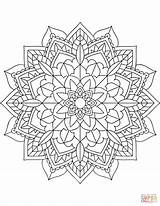 Coloring Mandala Printable Mandalas Pages Floral Sheets Print Interests Mickey Beginners Mouse Lot Sports sketch template