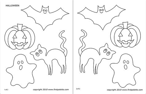 halloween printable patterns  printable templates