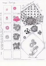 Zenjoy Zentangle Tangle Muster Kurse Deine Dich Zeichne Mitte Welt Verflechtung sketch template