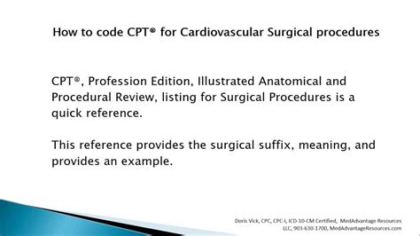 code cpt  cardiovascular surgical procedures youtube