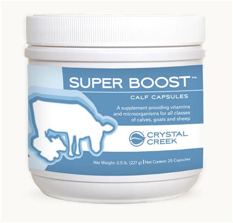 super boost calf capsules crystal creek